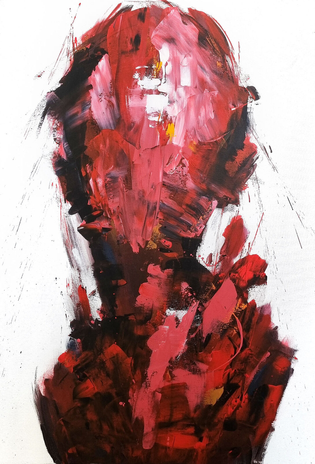 Expressive figure painting